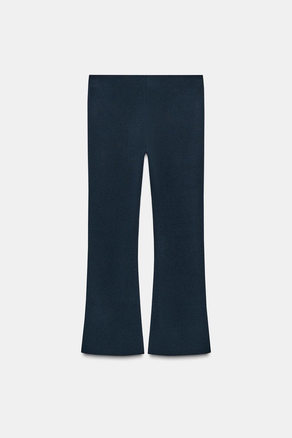 STRAIGHT LEG KNIT PANTS