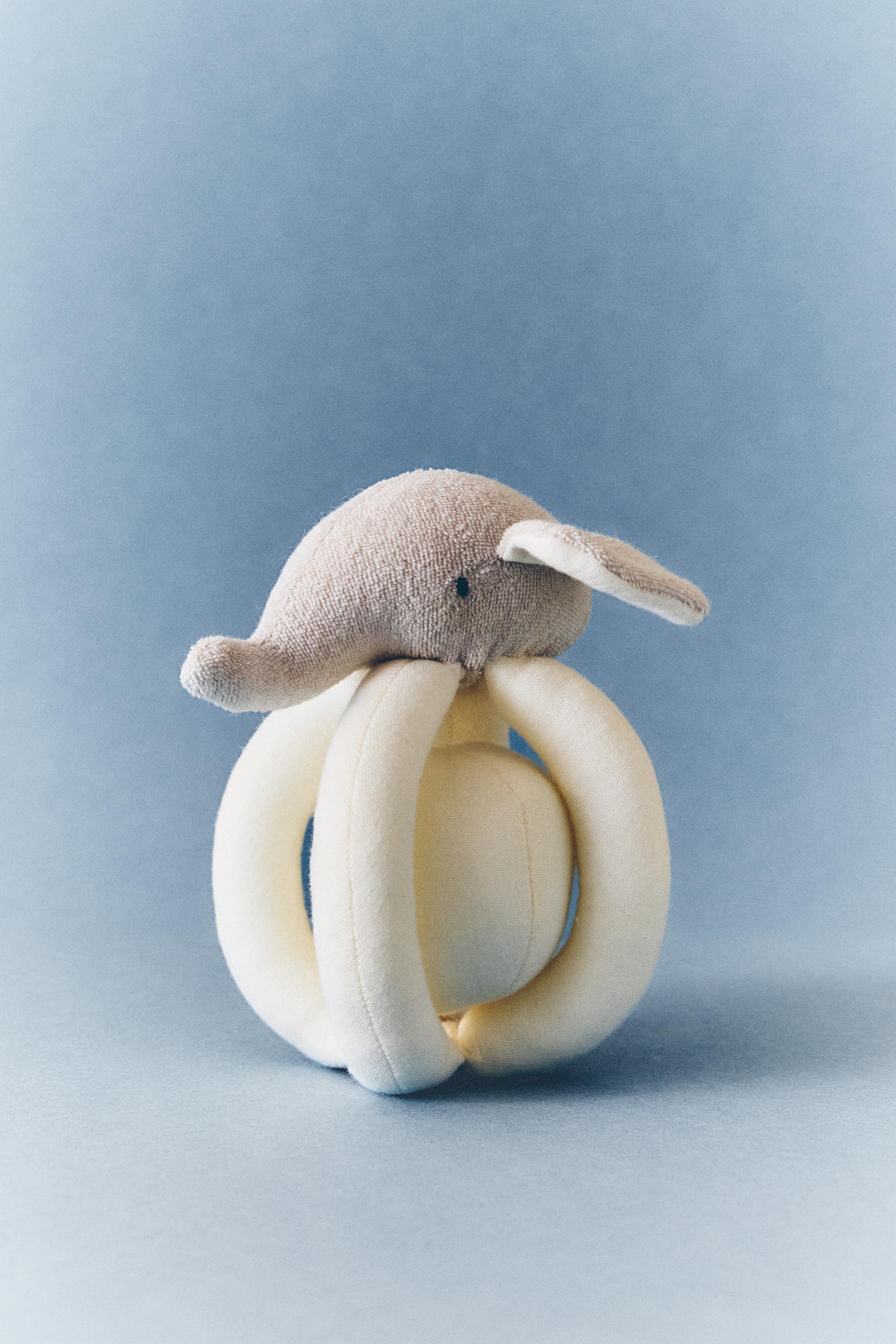 PELUCHE ENFANT HOCHET ÉLÉPHANT