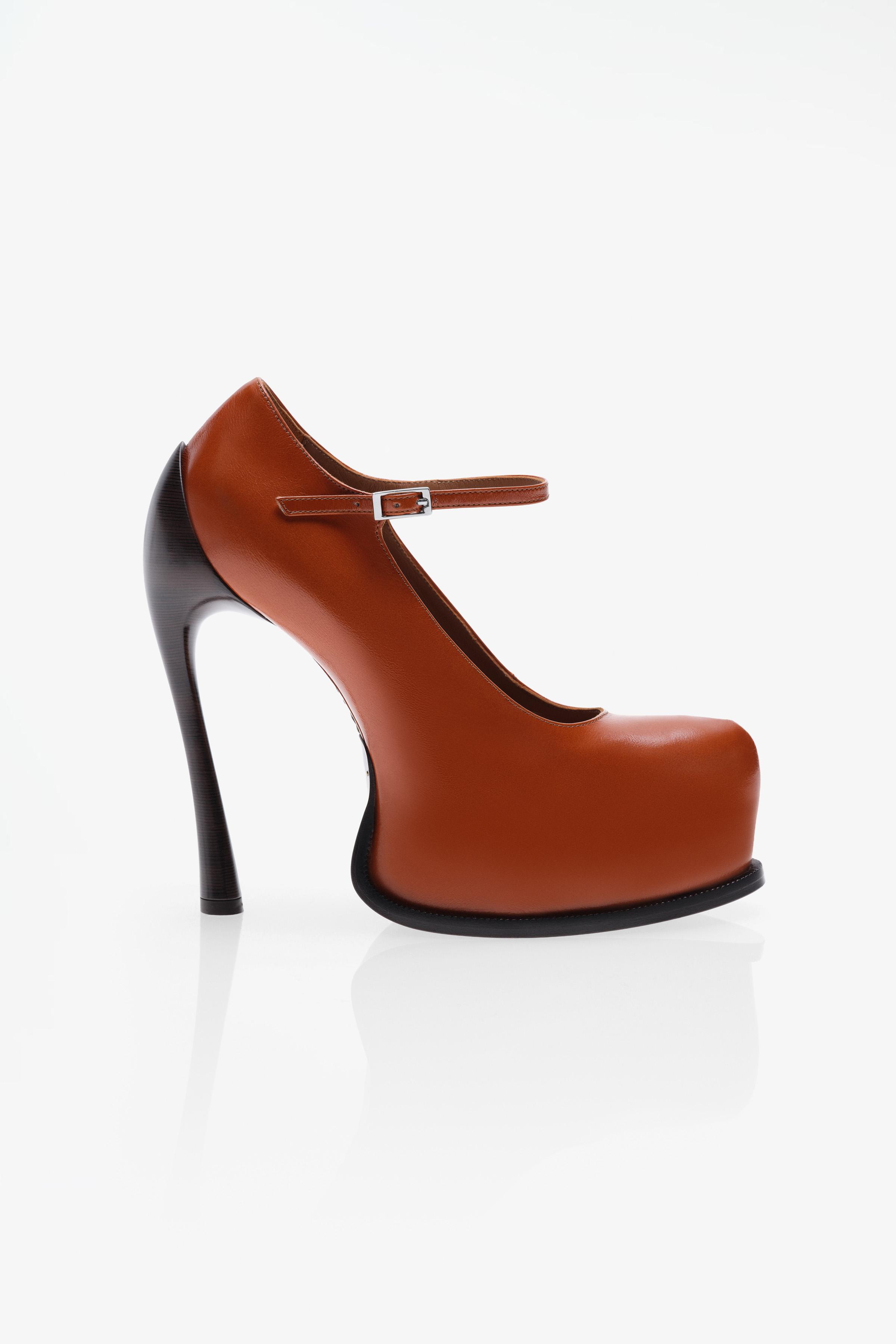 LIMITED EDITION LEATHER MARY JANE PLATFORMS - Brown | ZARA United