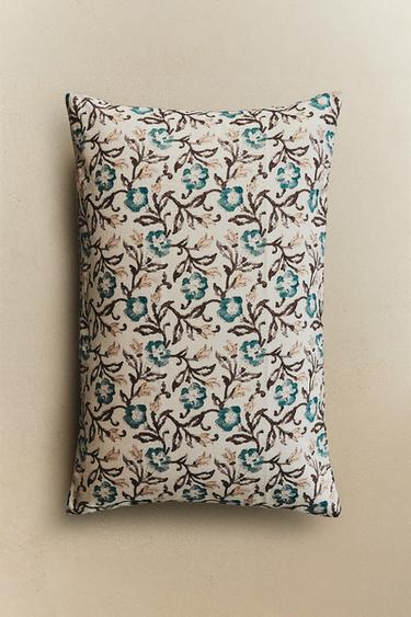 HOUSSE DE COUSSIN IMPRIMÉ FLORAL - Rose de Zara - Image 4