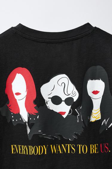 THE DEVIL WEARS PRADA © DISNEY T-SHIRT - Black by Zara - Image 3