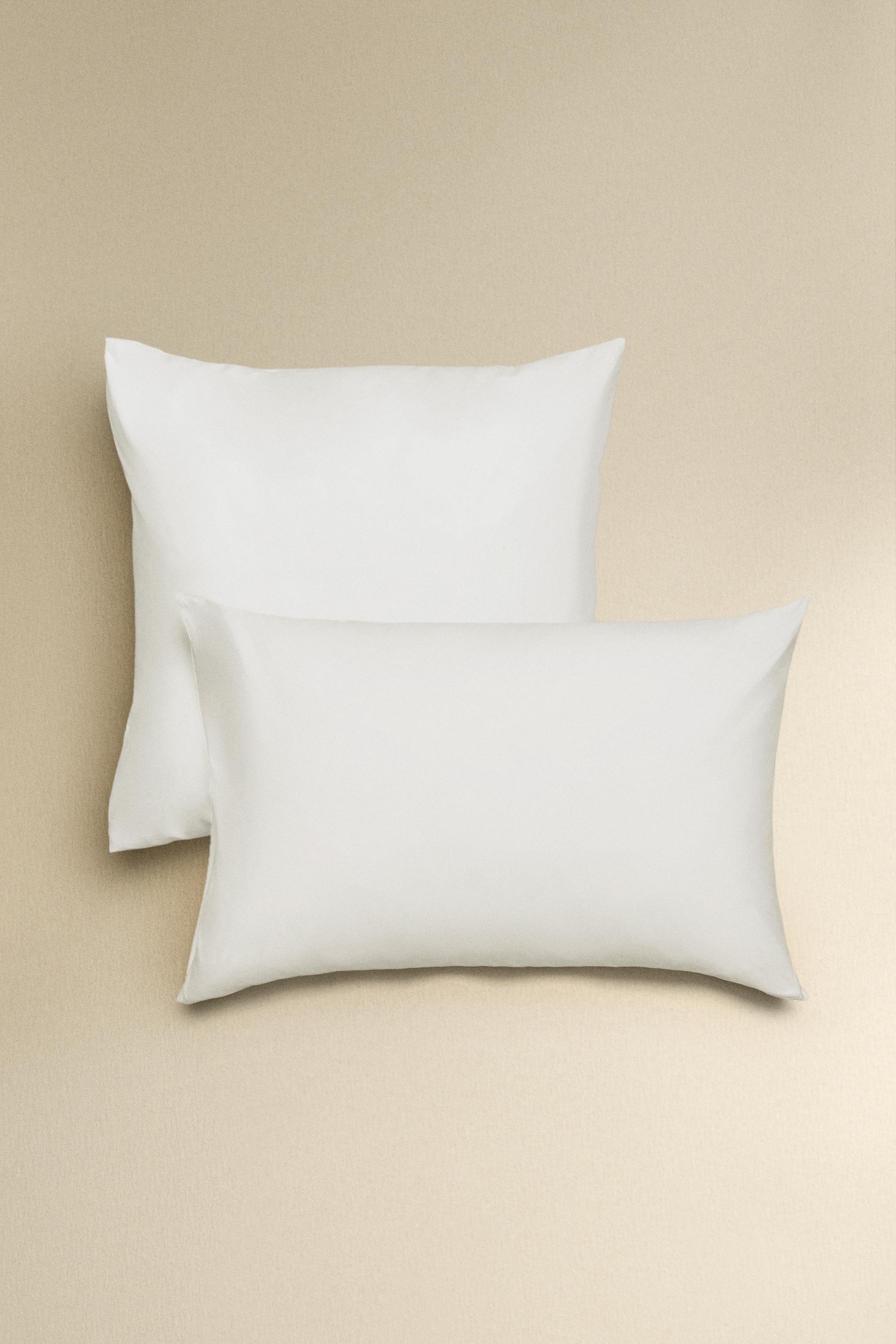 ZARA コットン ピローケース 2枚セット コットンパーケル ピローケース （スレッドカウント500