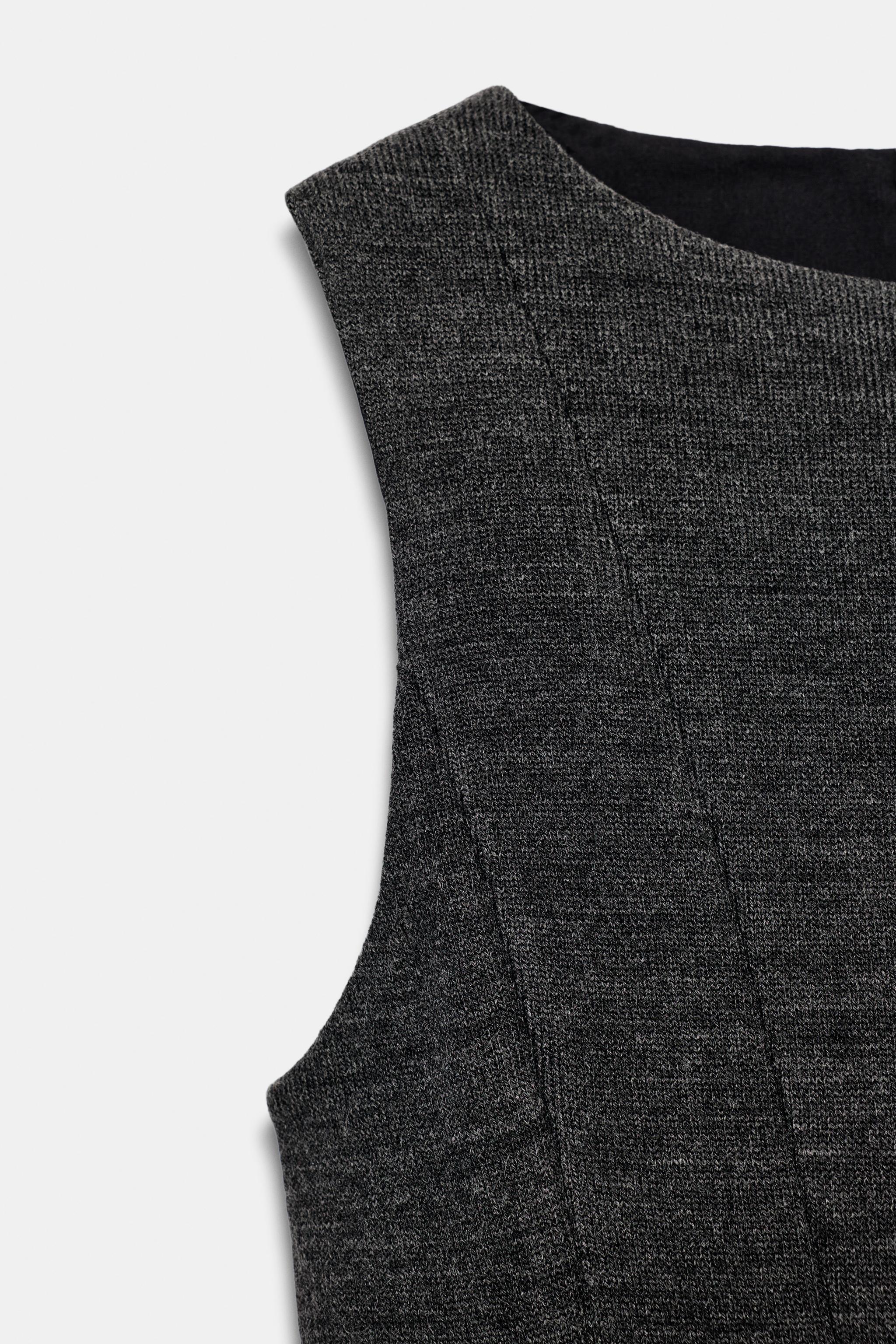 Zara Yumuşak Dokulu Peplum Top görsel 7