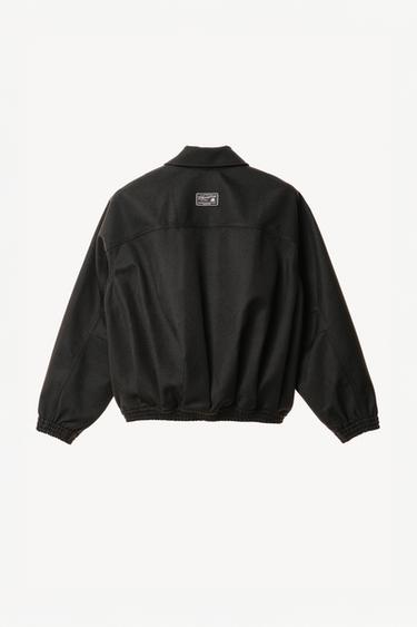WILLY CHAVARRIA X ZARA TEXTURED BOMBER JACKET - Black by Zara - Image 5