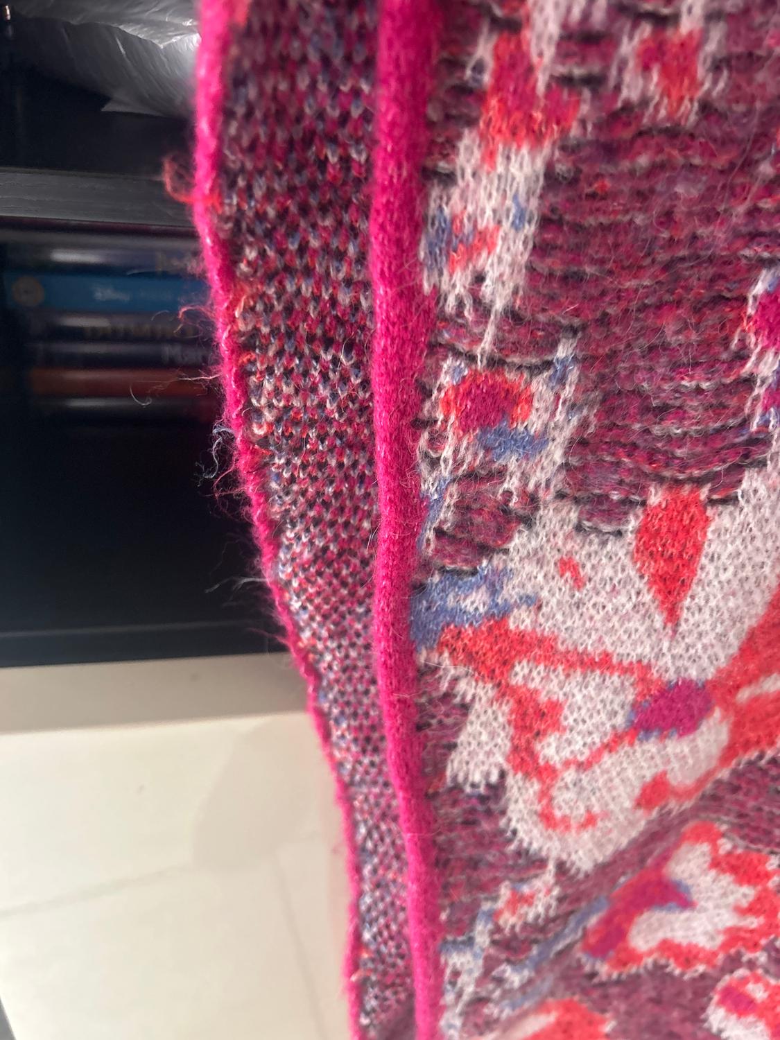 FLORAL JACQUARD KNIT TUNIC SWEATER - Image 4
