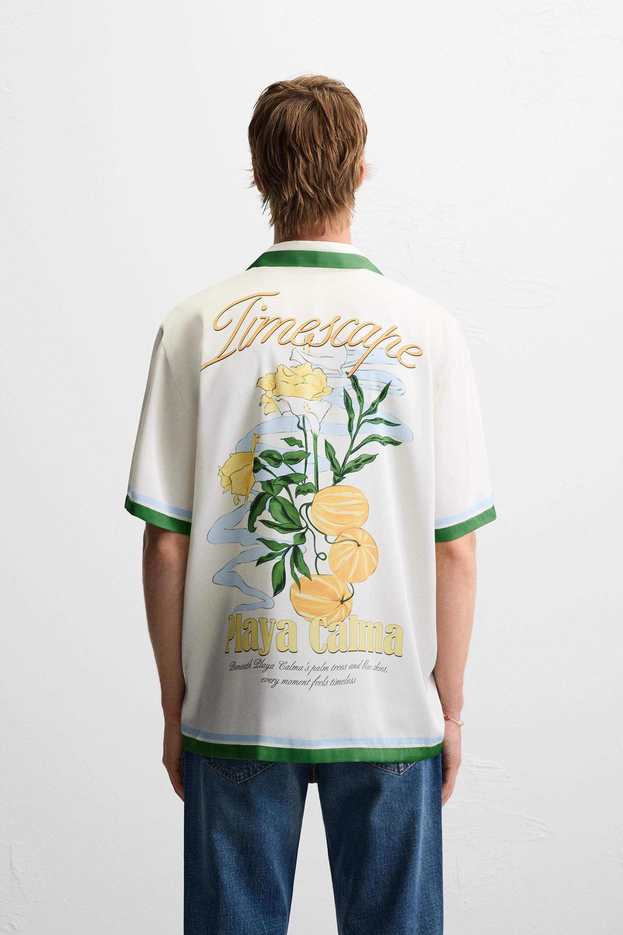 MODAL TEXT T-SHIRT - Ecru | ZARA United States