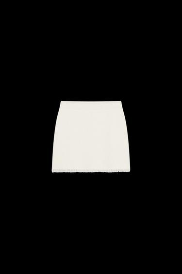KURZES FRANSENKLEID - Cremefarben von Zara - Bild 0