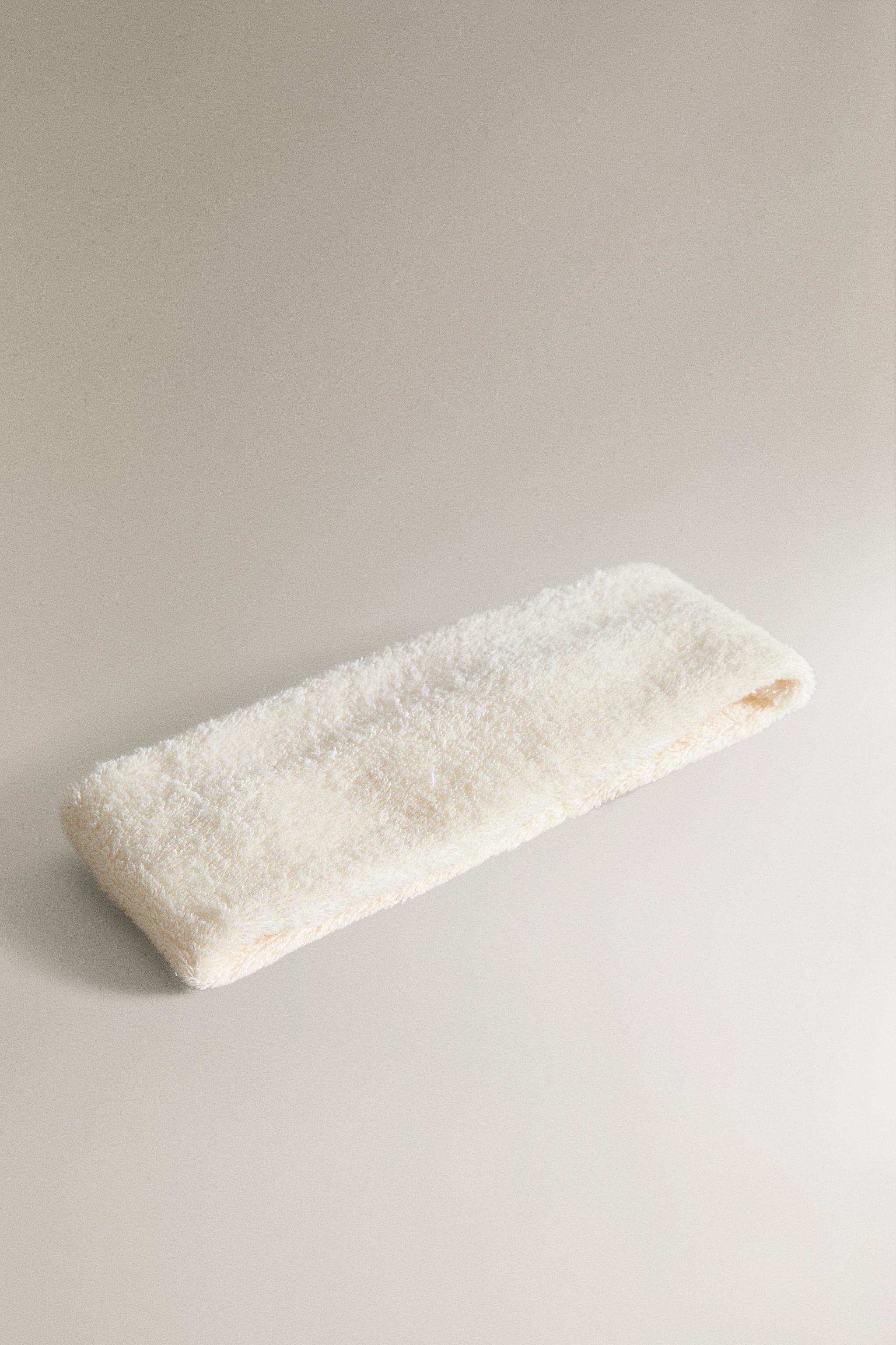 ABSORBENT COTTON HEADBAND — Ivory