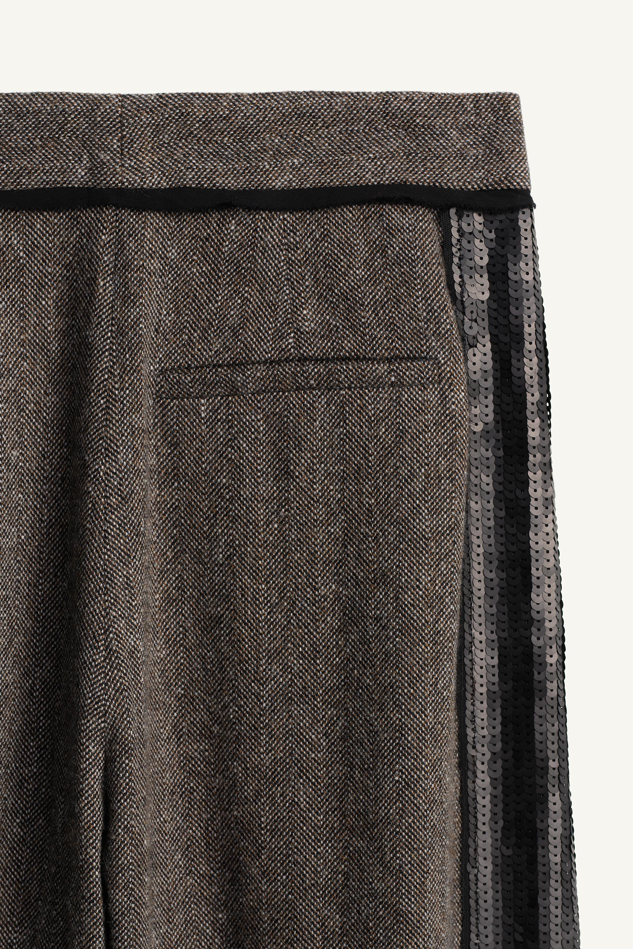 PANTALON PLIS PAILLETTES ÉDITION LIMITÉE