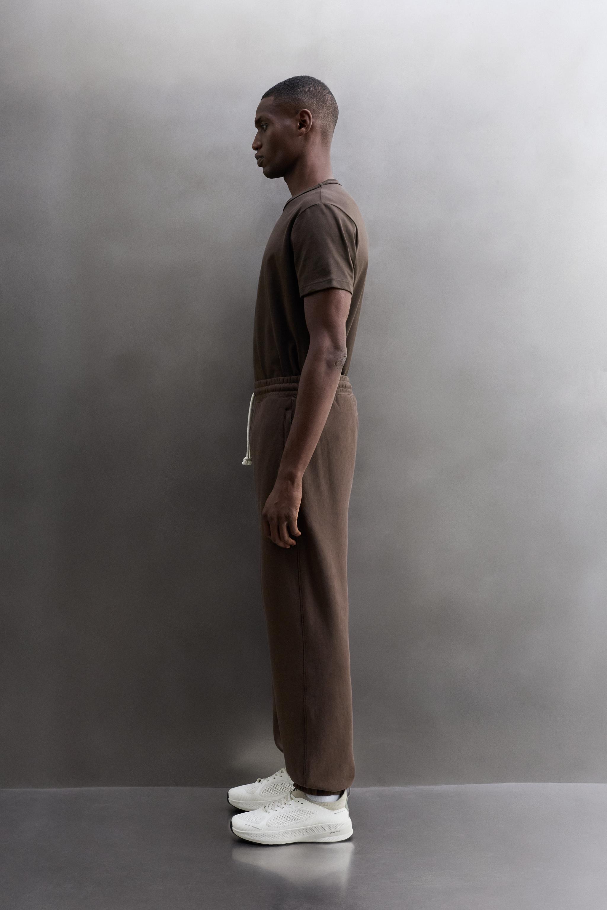 Мужские брюки Zara COTTON JOGGER PANTS — фото 4