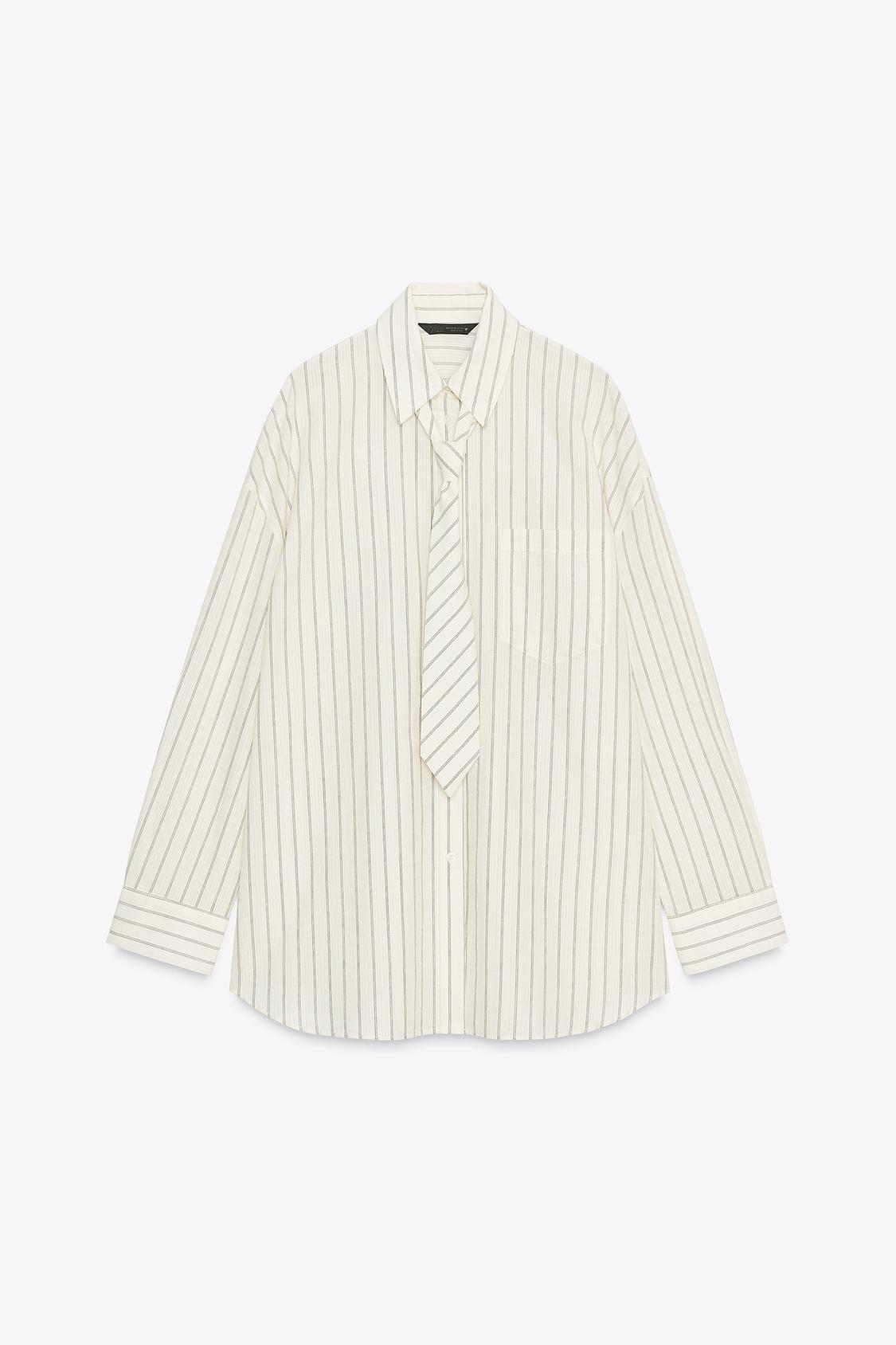 OVERSIZE SHIRT WITH TIE