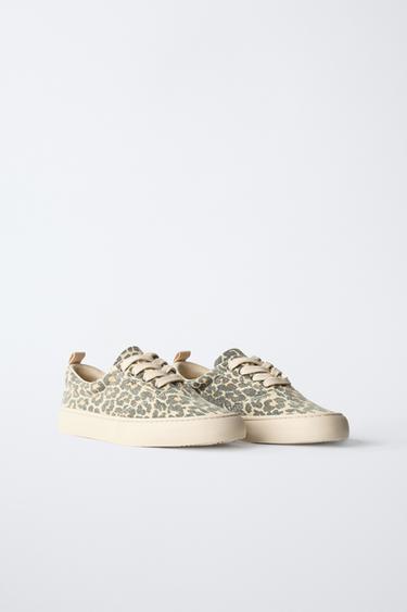ANIMAL PRINT SNEAKERS - Multicoloured by Zara