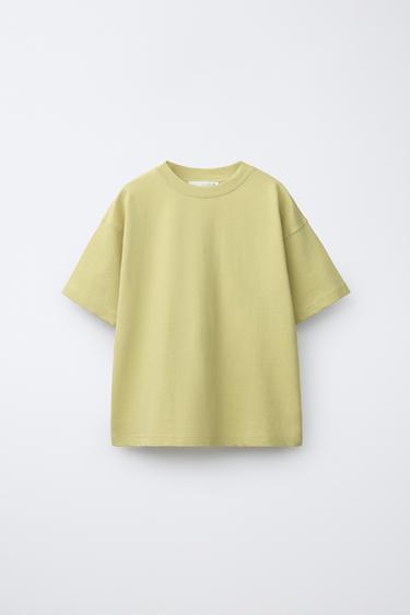 3-PACK PLAIN AND STRIPED T-SHIRTS - Intense coral by Zara - Image 1