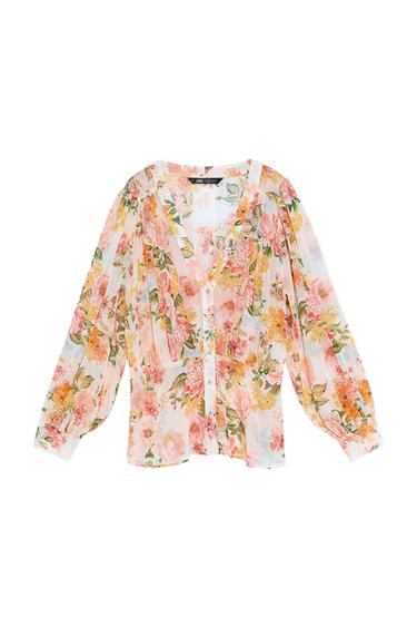 FLORAL PRINT BLOUSE