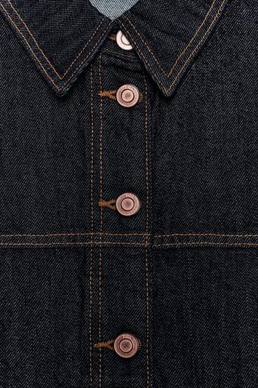 BLOUSON Z1975 EN DENIM - Bleu de Zara - Image 5