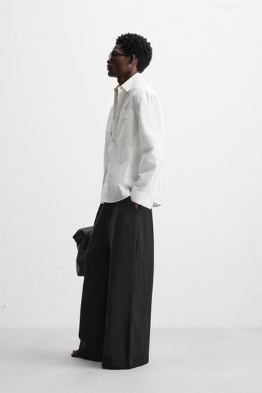 PANTALON JOGGER OVERSIZE COUPE LARGE - Noir de Zara - Image 3
