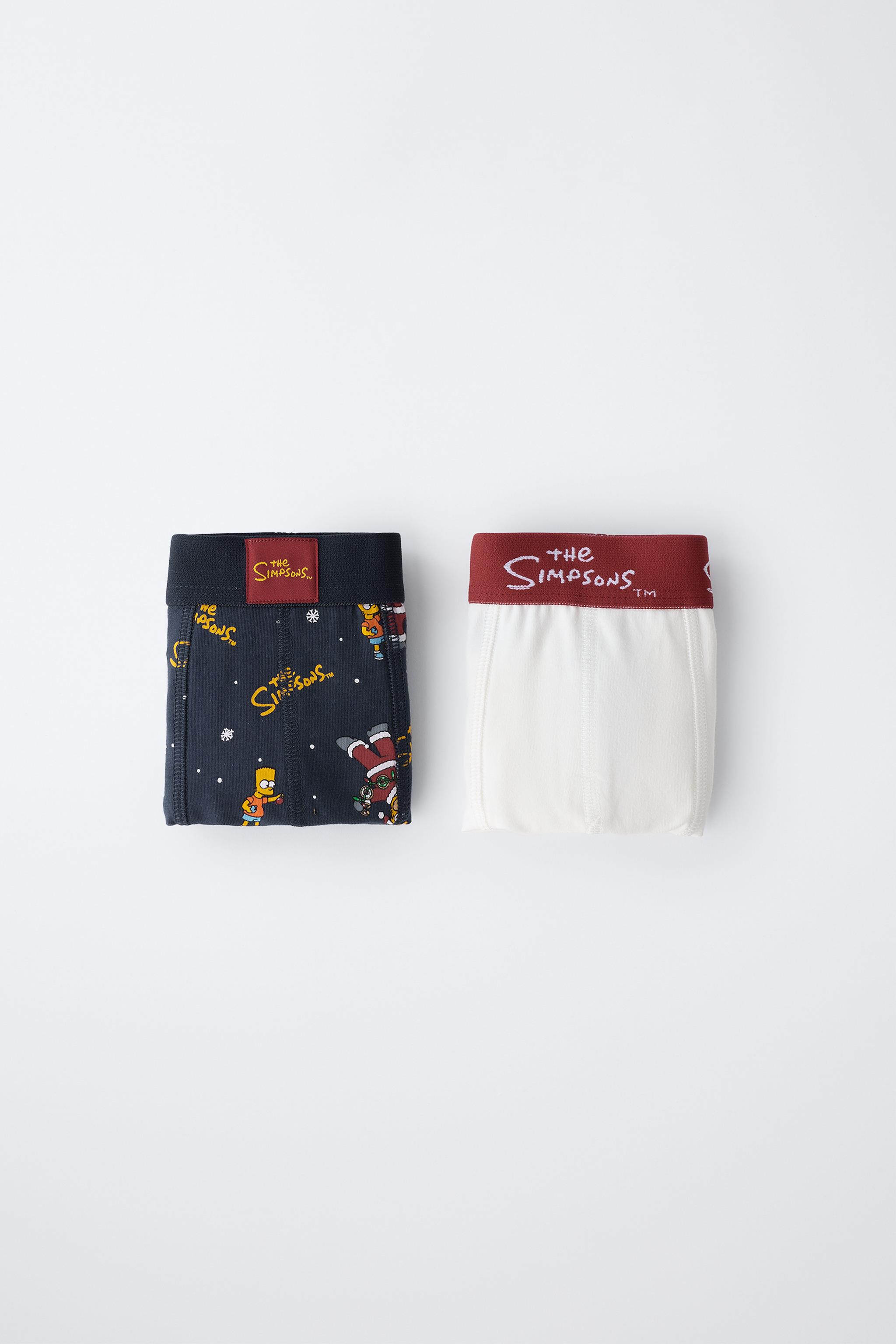 AGES 6-14 / TWO-PACK OF THE SIMPSONS ™ MATT GROENING BOXERS