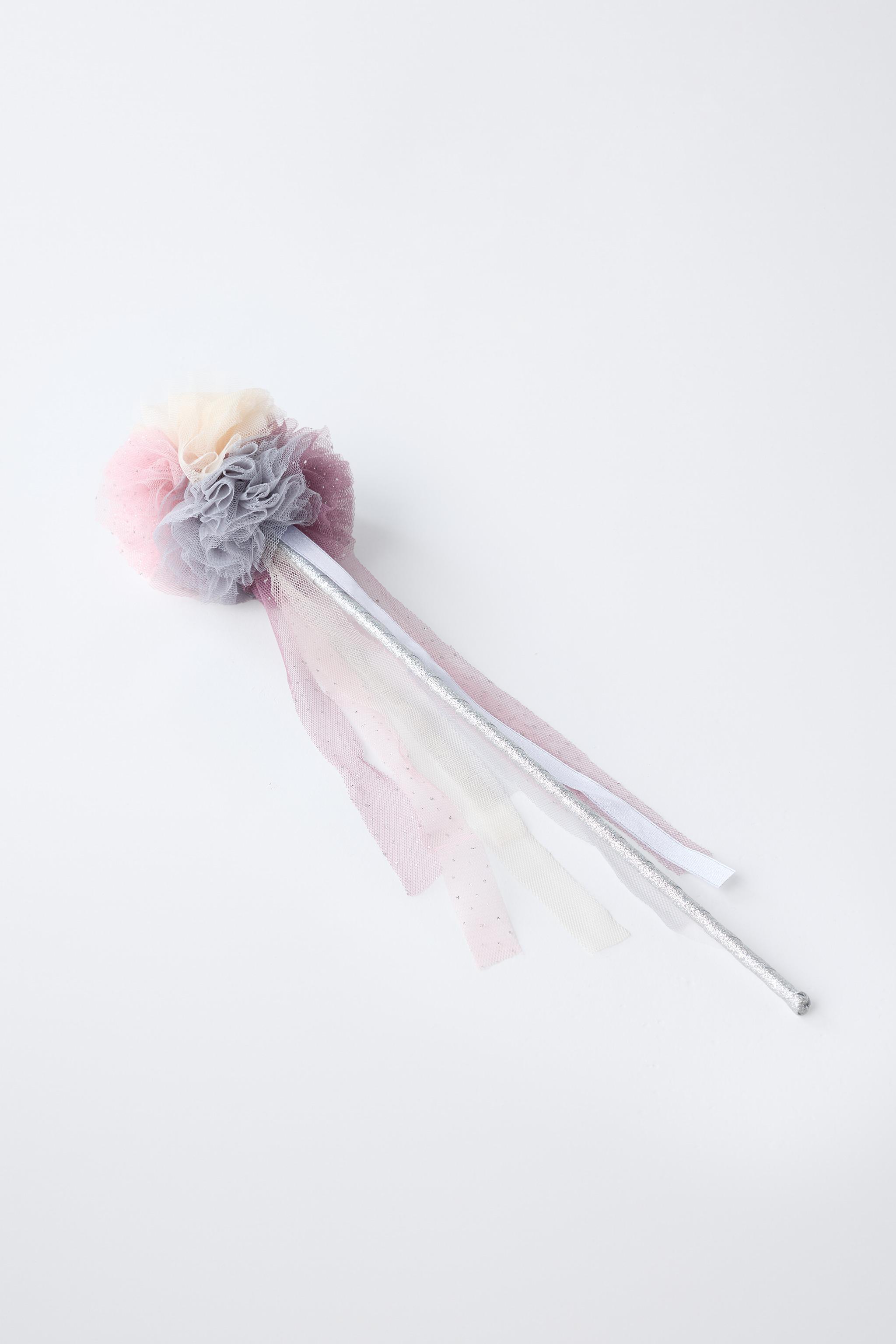 FOREST FAIRY BUTTERFLY TULLE GLITTER WAND COSTUME