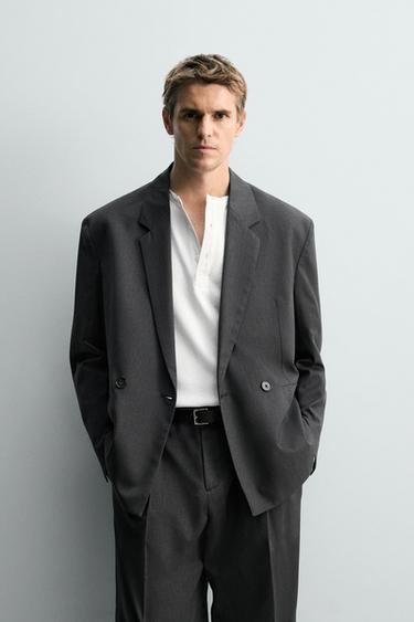 ორბორტიანი კოსტიუმის BLAZER - Zara-ს Anthracite grey