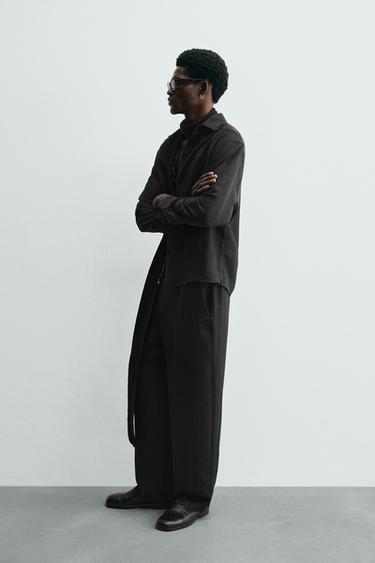 FLUID STRIPED JACQUARD SET - whisky by Zara - Image 0