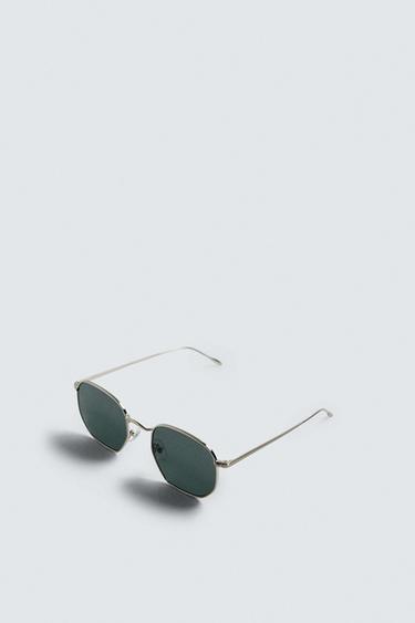 MATTE METAL SUNGLASSES - Matte silver by Zara - Image 4
