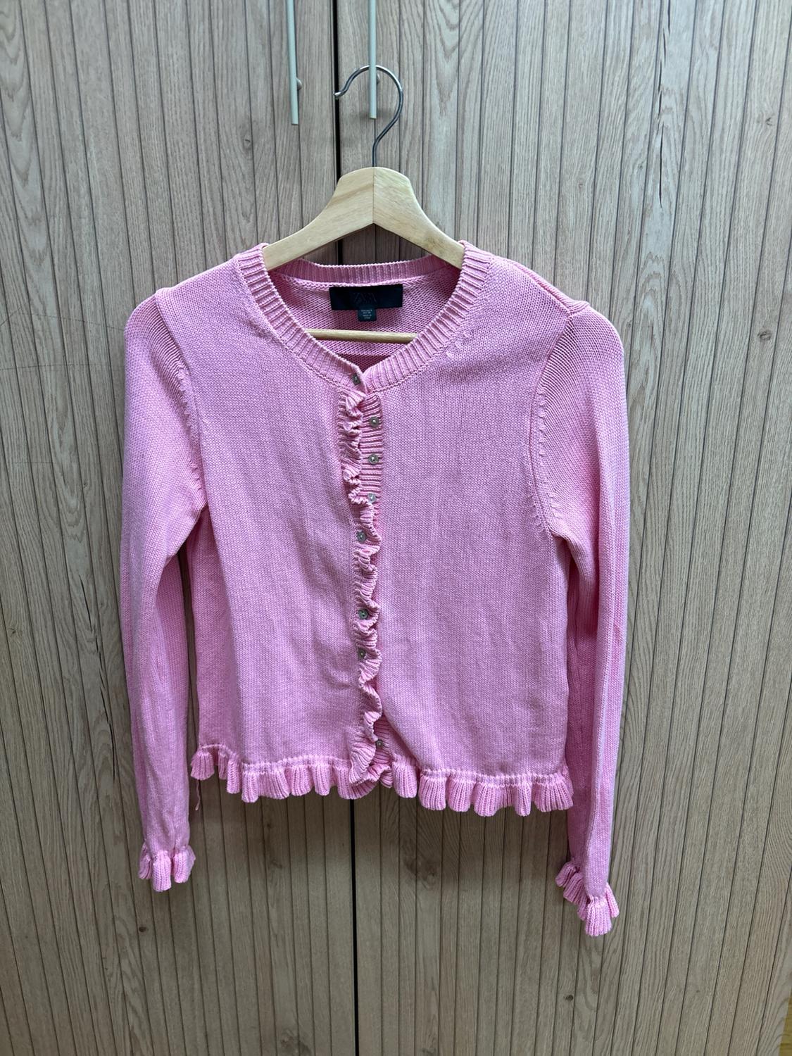 RUFFLED KNIT CARDIGAN - Image 5