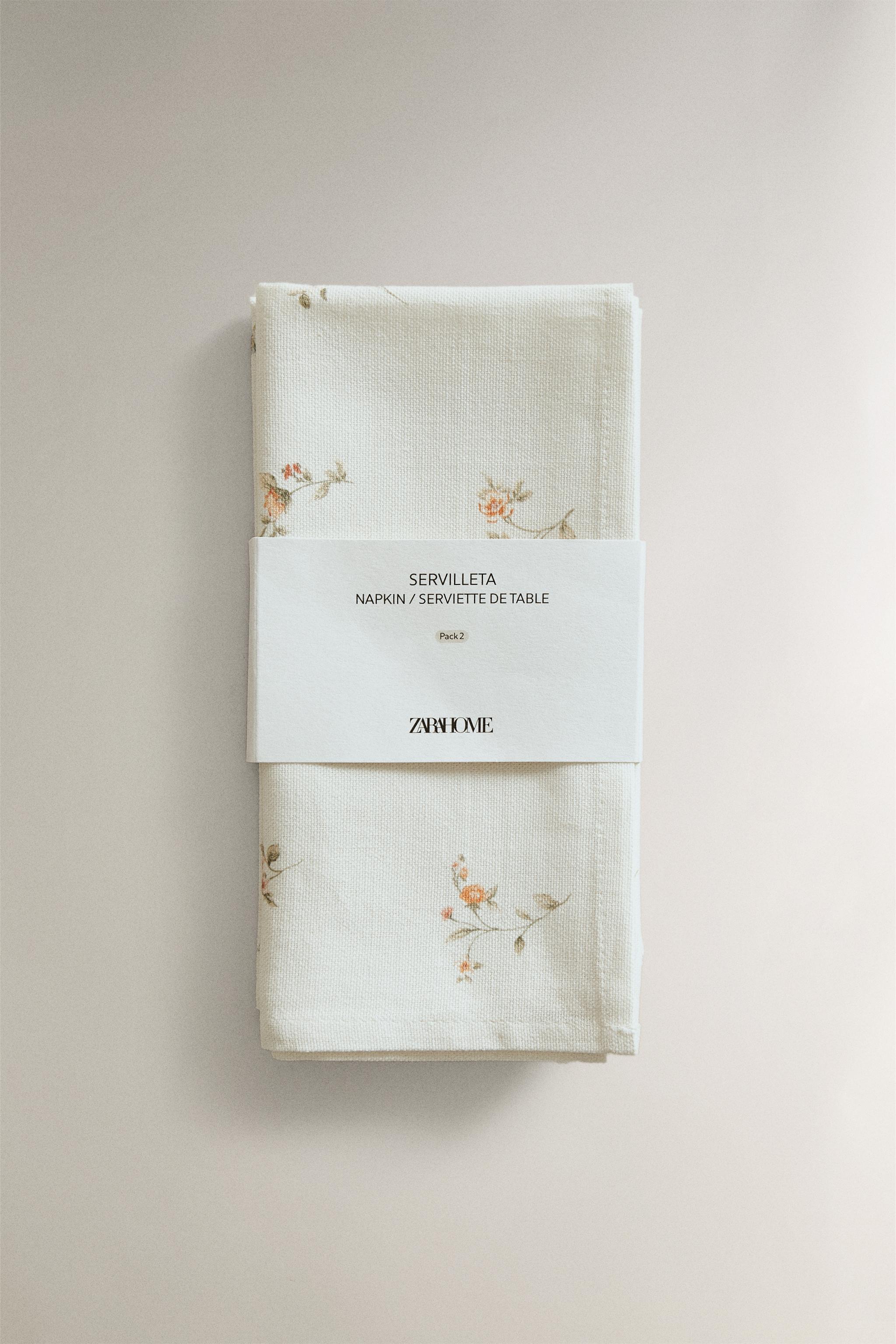 SMALL FLORAL PRINT NAPKIN