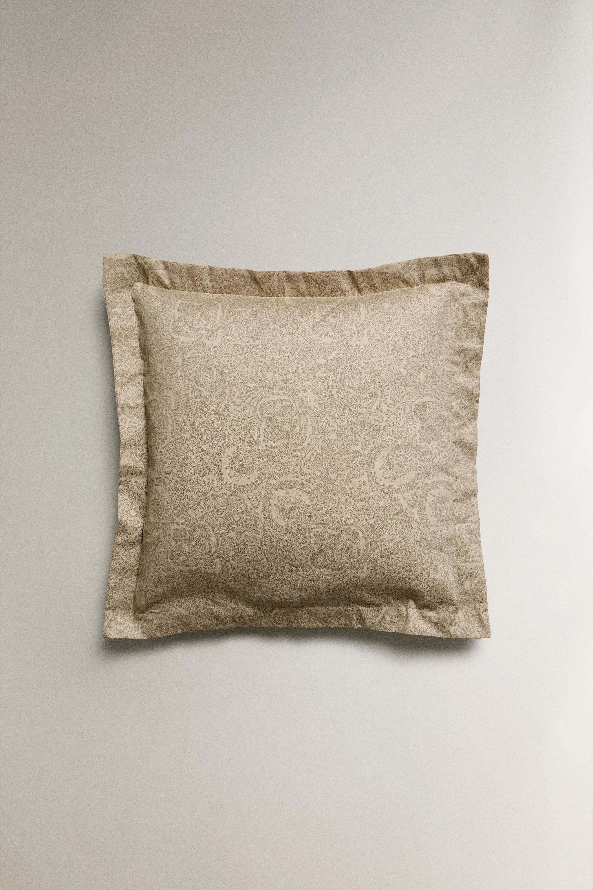 TAIE D’OREILLER SATIN JACQUARD