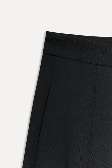 100% WOOL WIDE-LEG TROUSERS 50TH ANNIVERSARY - Black by Zara - Image 4