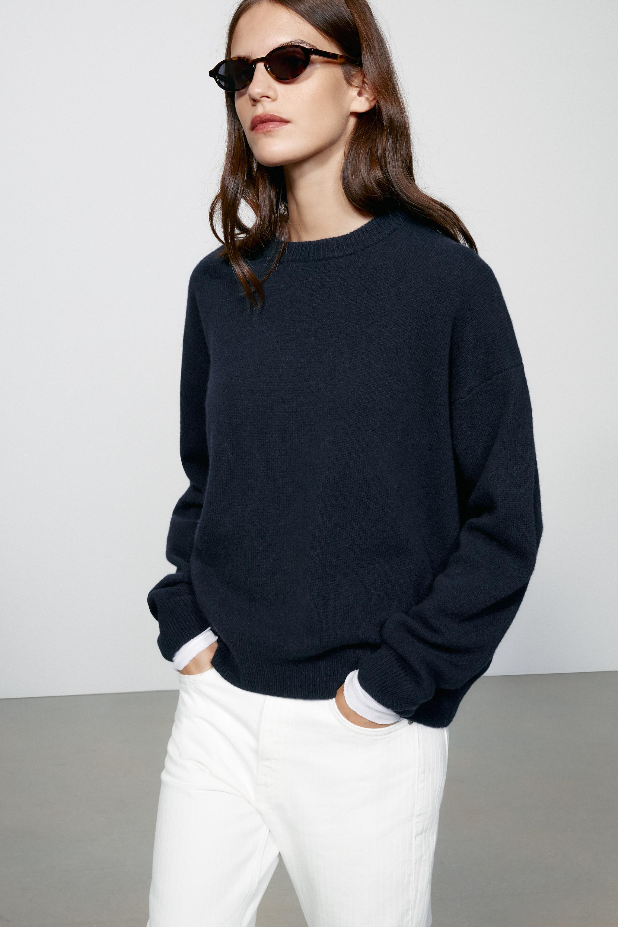 PULL BASIQUE CACHEMIRE ET LAINE