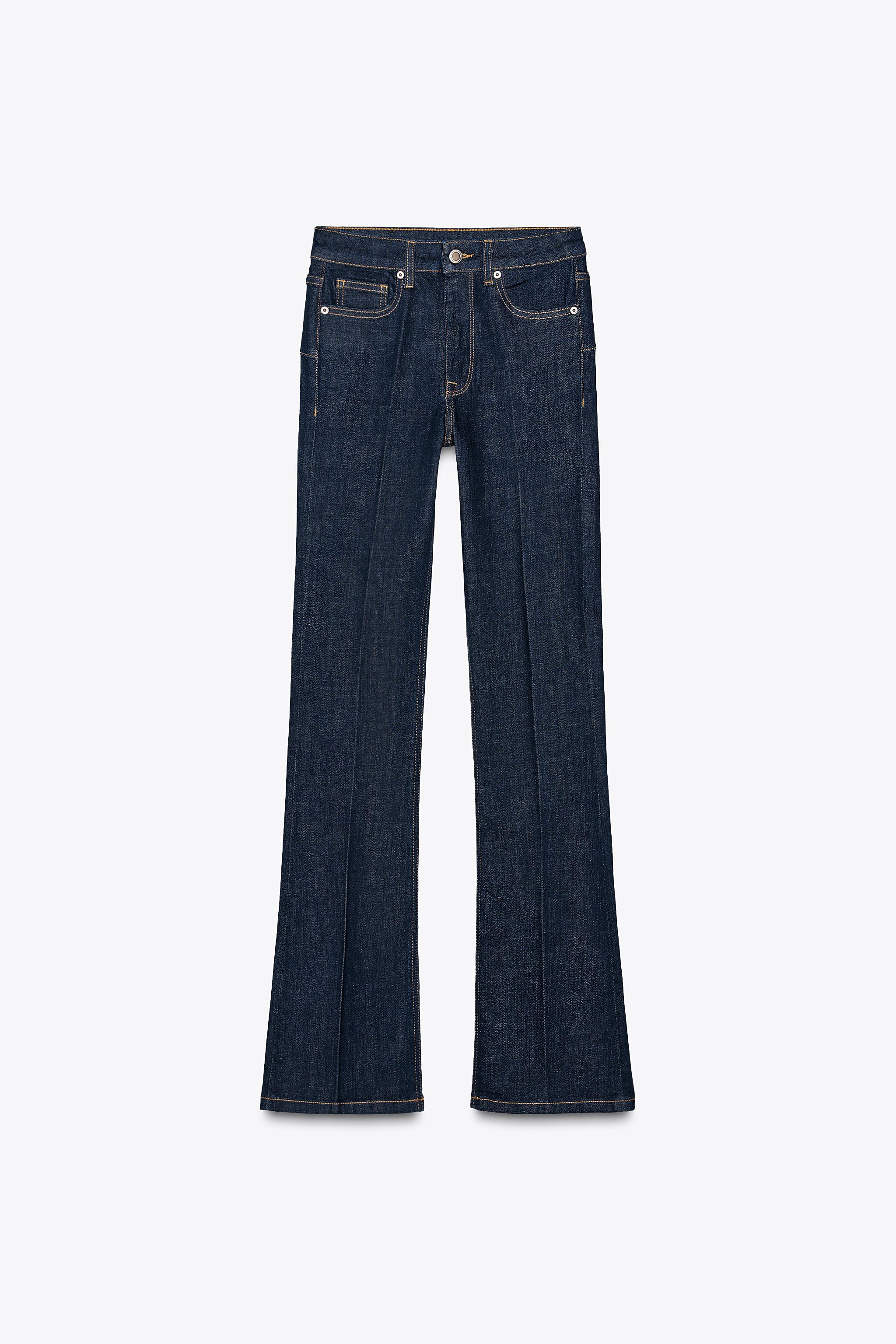 FULL LENGTH MID WAIST BOOTCUT JEANS ZW COLLECTION