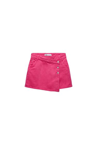 SPLIT SKIRT WITH BUTTONS