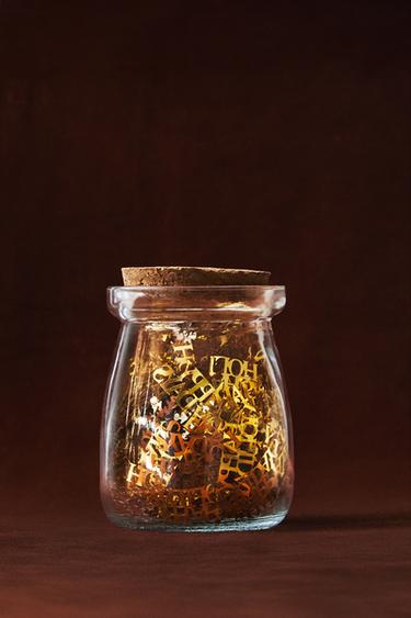 SHINY CHRISTMAS SNOWFLAKE CONFETTI - Gold by Zara