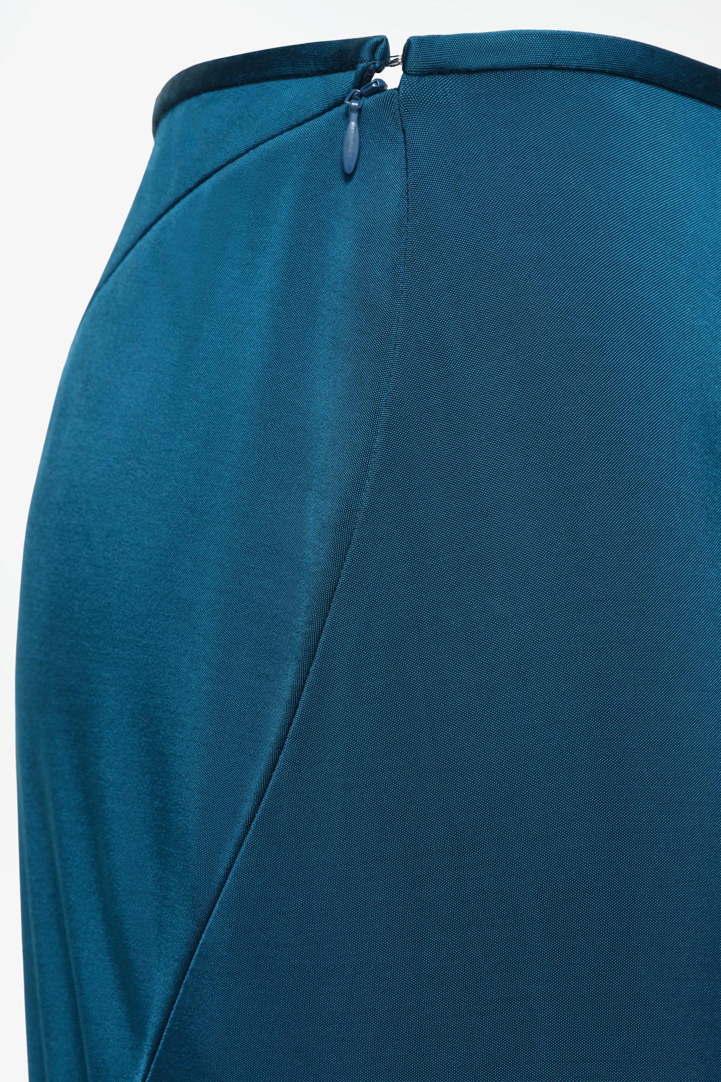 Женская юбка Zara Limited Edition Asymmetric Cut, цвет: Зелёный — фото 6