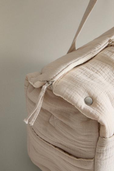 COTTON MOON MATERNITY BAG - Taupe grey by Zara - Image 2
