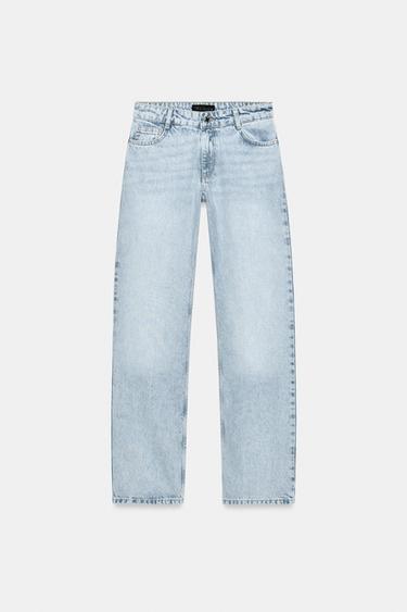 Z1975 LOW-RISE JEANS - Light blue by Zara - Image 8
