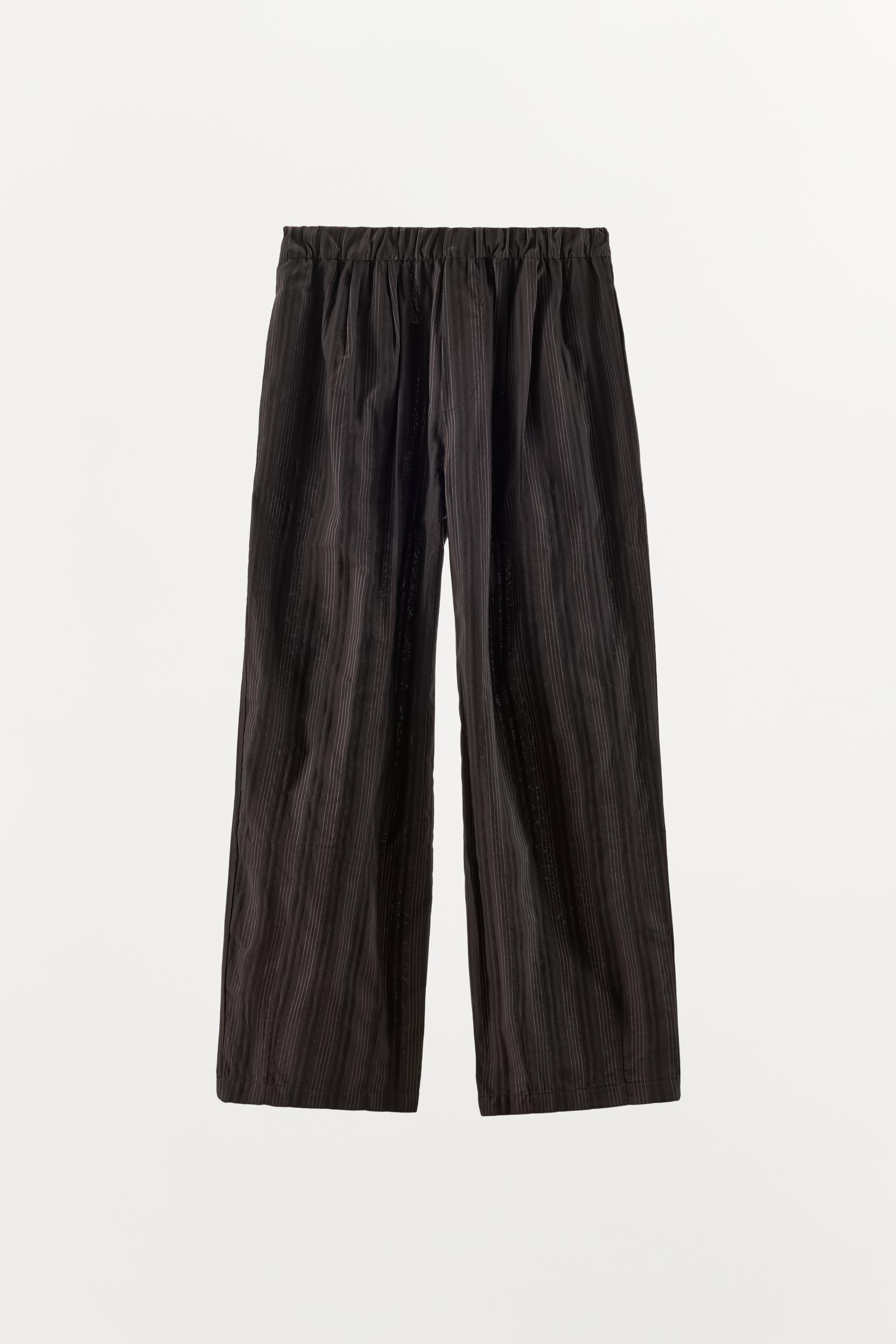Zara Çizgili Pijama Pantolon görsel 7