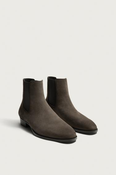 LEATHER CHELSEA BOOTS — Brown 2