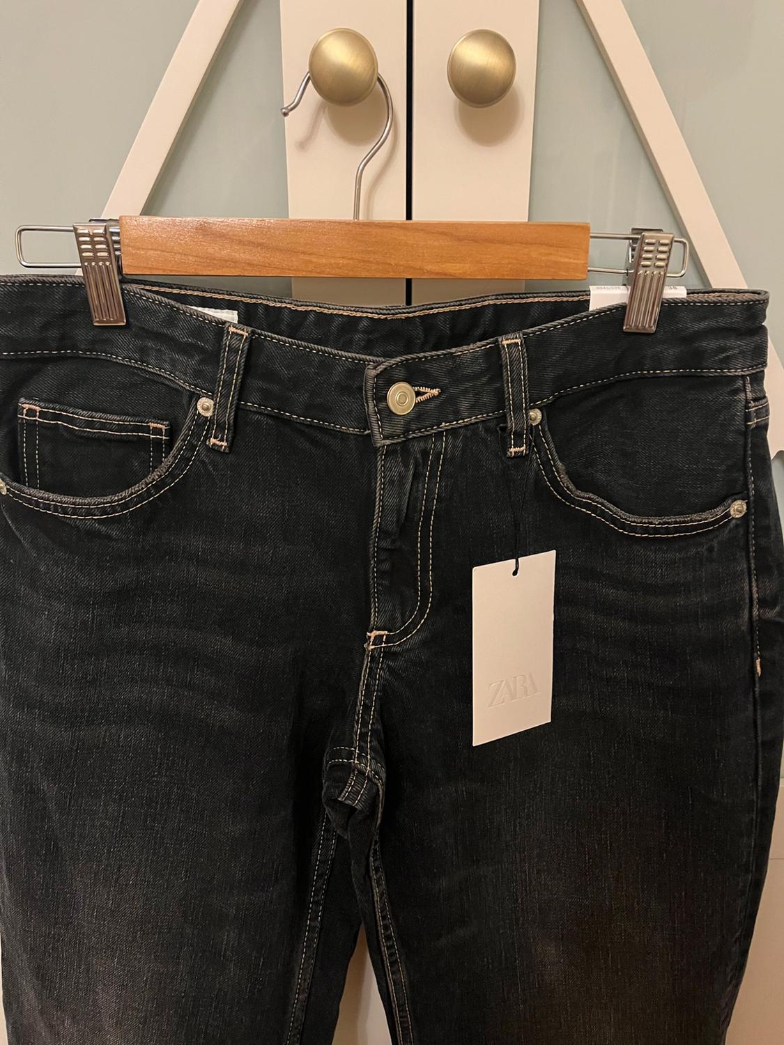 TRF WIDE-LEG LOW-RISE JEANS - Image 3