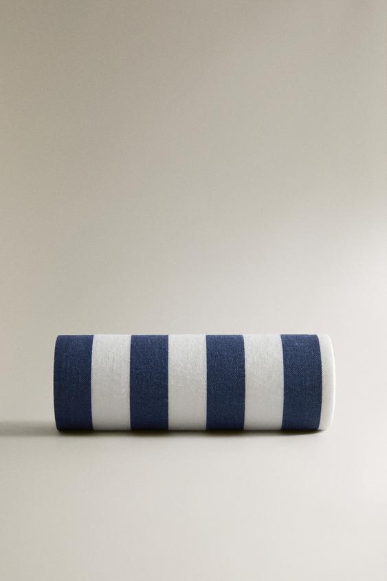 GESTREEPTE HERBRUIKBARE KATOENEN SERVETTEN (20-PACK) - Blauw / Wit van Zara - Afbeelding 0