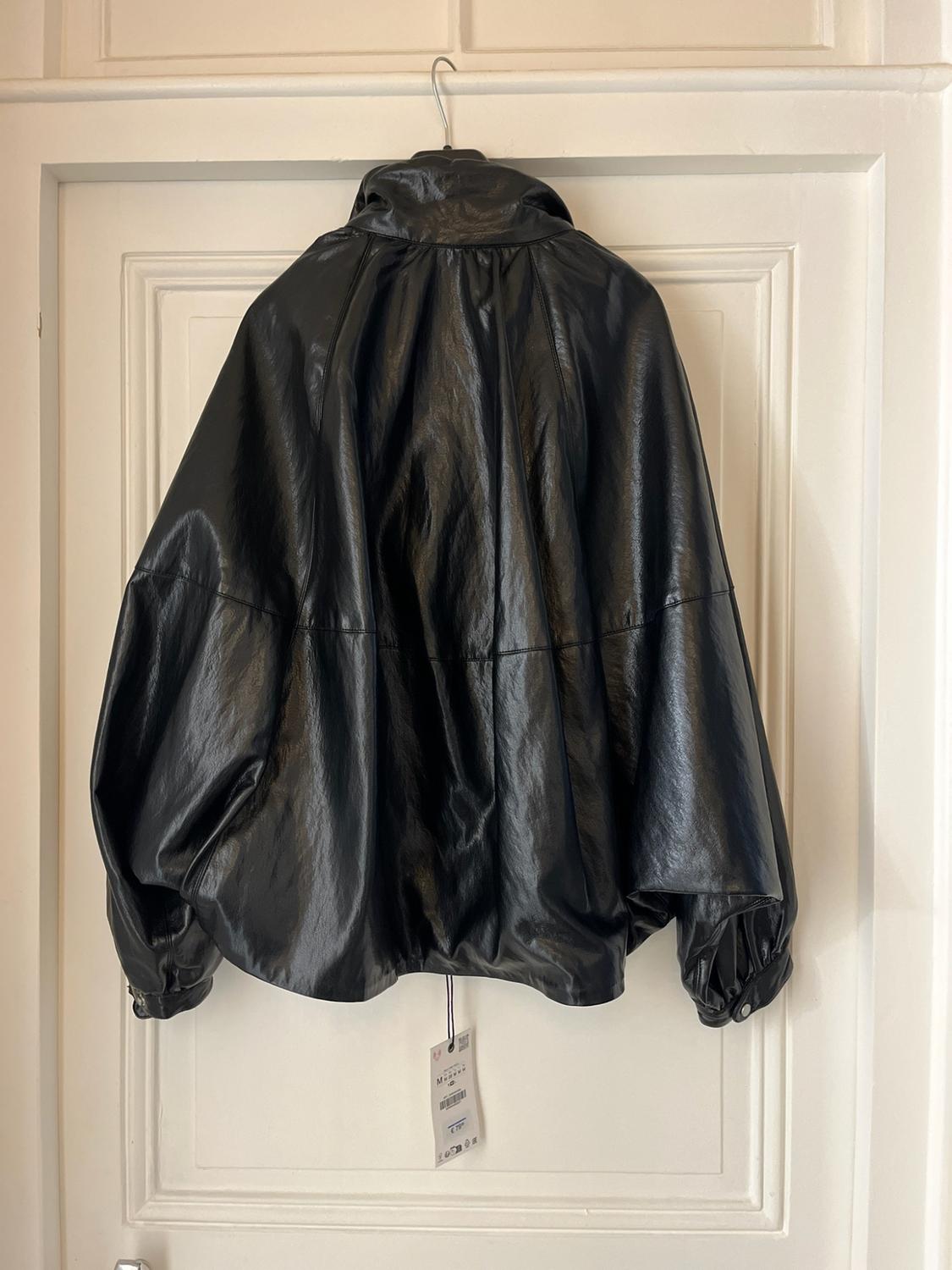 ΜΠΟΥΦΑΝ BOMBER ΜΕ ΥΦΗ ΔΕΡΜΑΤΟΣ ZW COLLECTION - Image 6
