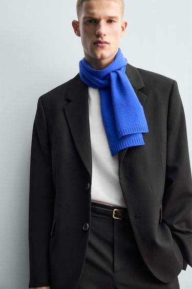 VESTE DE COSTUME EN LAINE ET VISCOSE ÉDITION LIMITÉE - Noir de Zara - Image 4