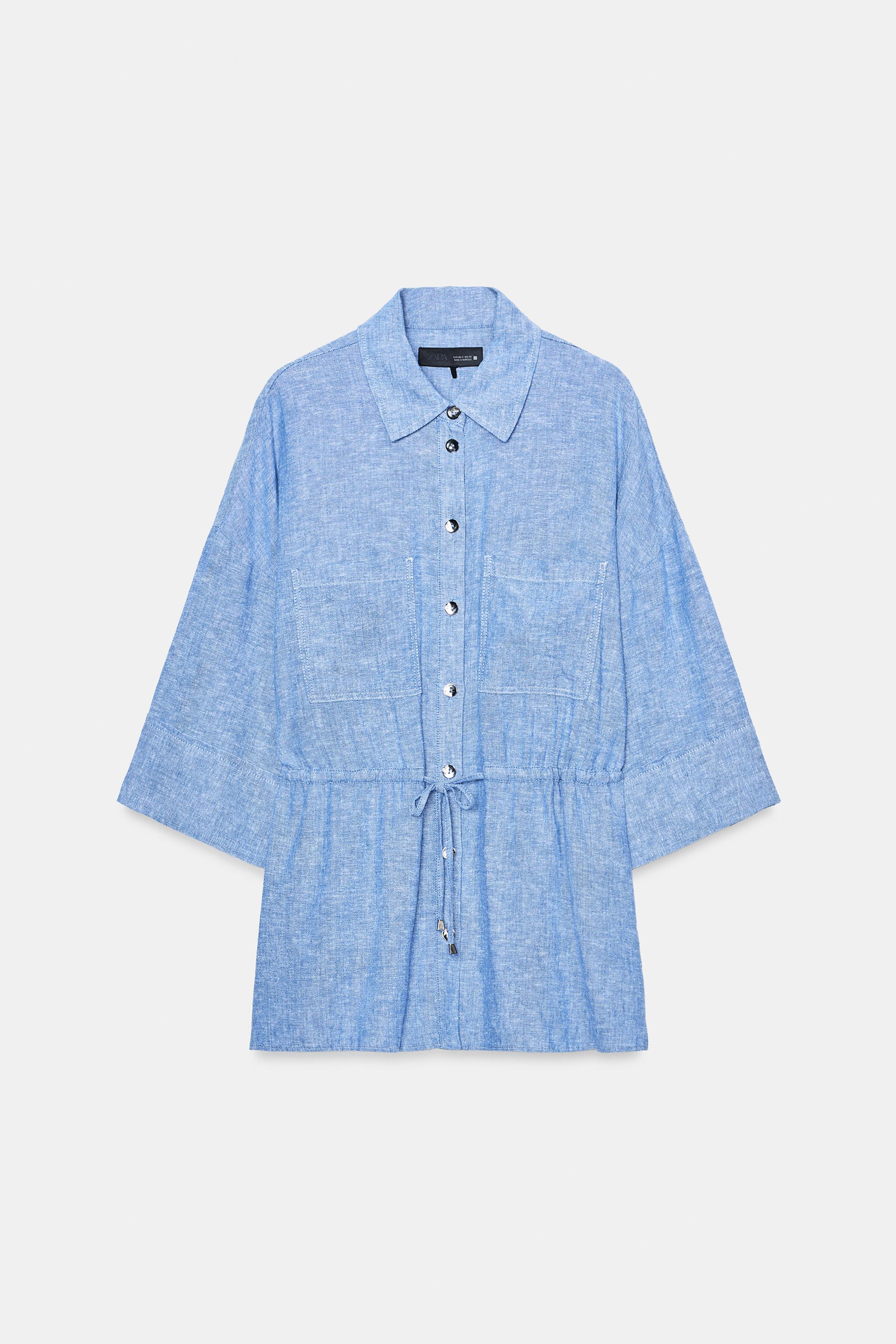 CHEMISE SAFARI AVEC LIN