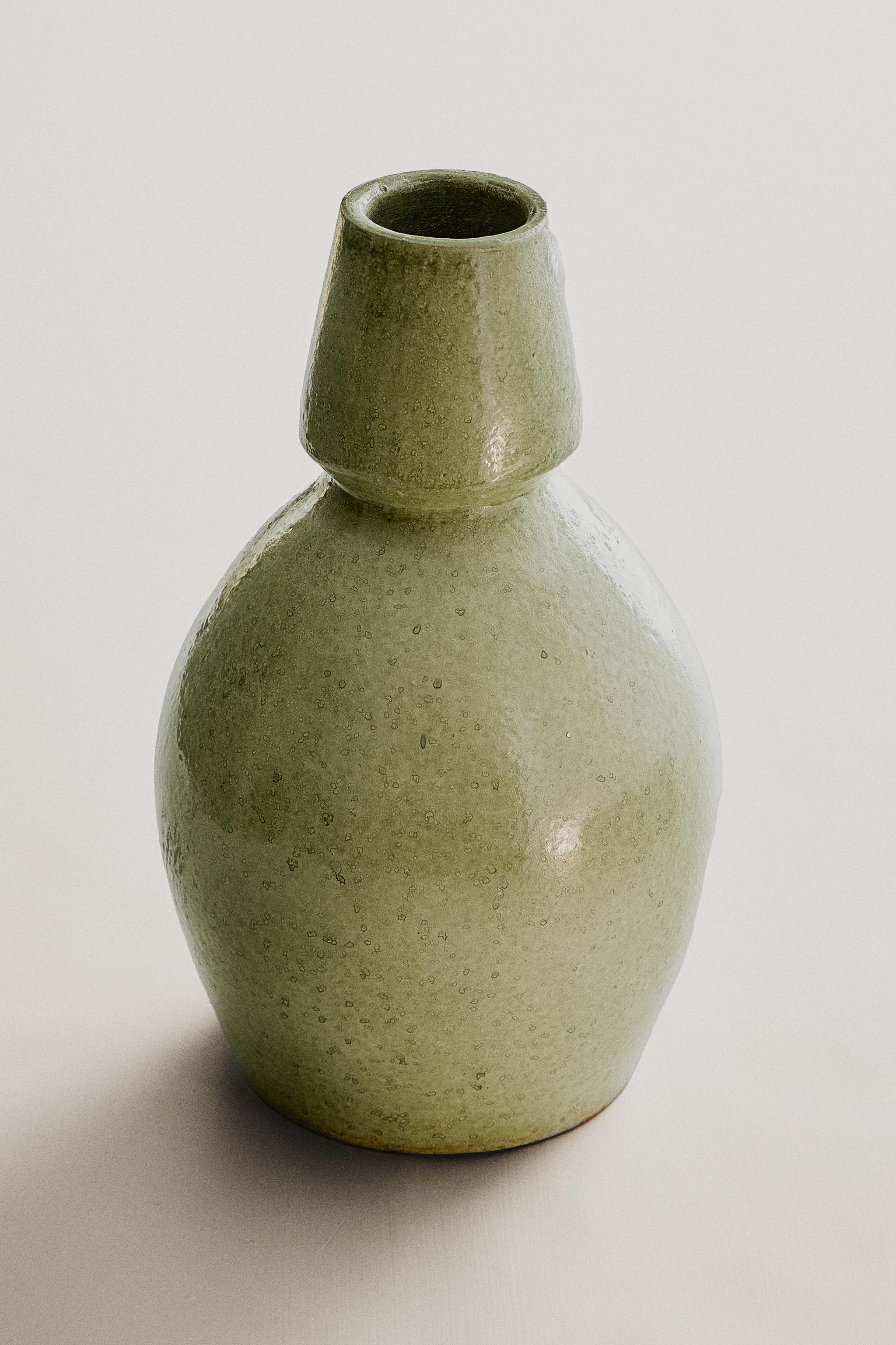 VASE TERRE CUITE ÉMAILLÉE