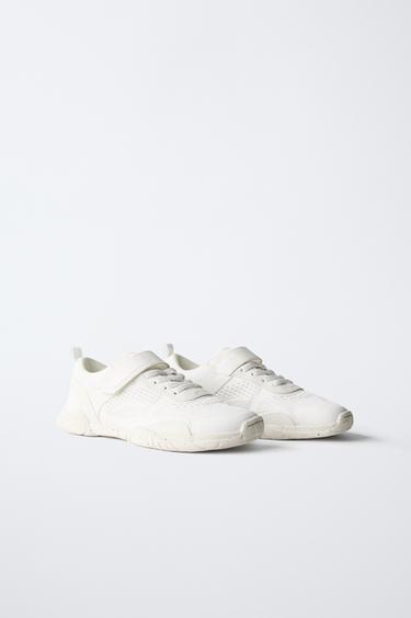 حذاء رياضي BAREFOOT - أبيض الخاص بـ Zara