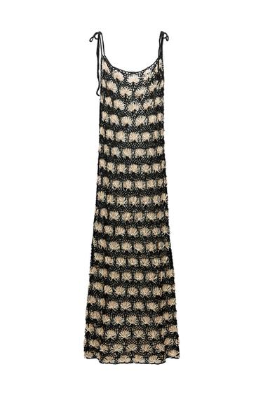 LONG CROCHET DRESS