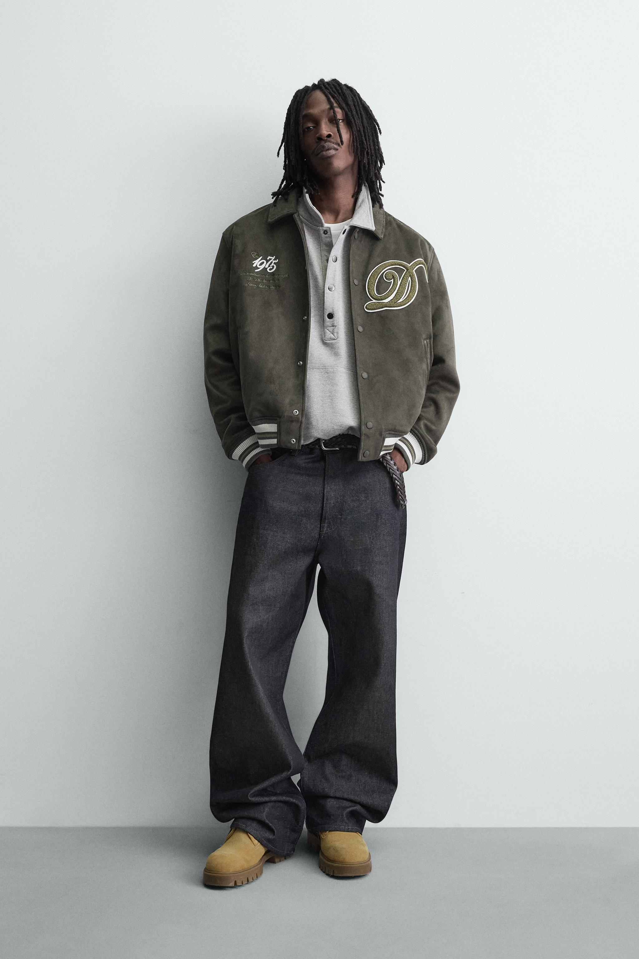 ZARA 2025冬発売 フェイクスエード ジャケット カーキ ZARA 2025冬発売 フェイクスエード ジャケット カーキ ☆ドイツ発*ZARA