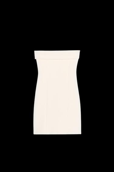 NECKOLDER-KLEID INTERLOCK - Cremefarben von Zara - Bild 0
