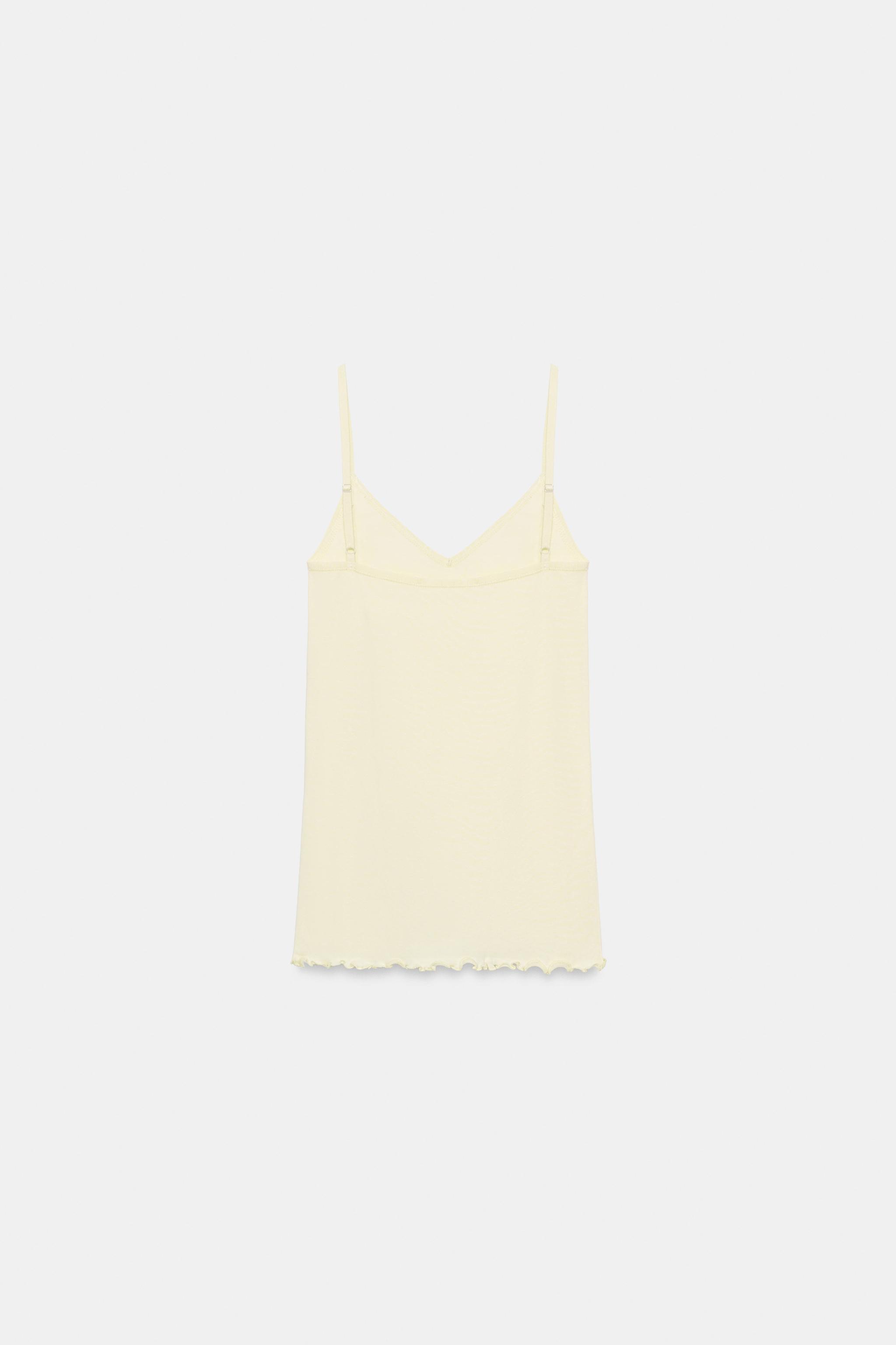 COTTON STRAP TOP