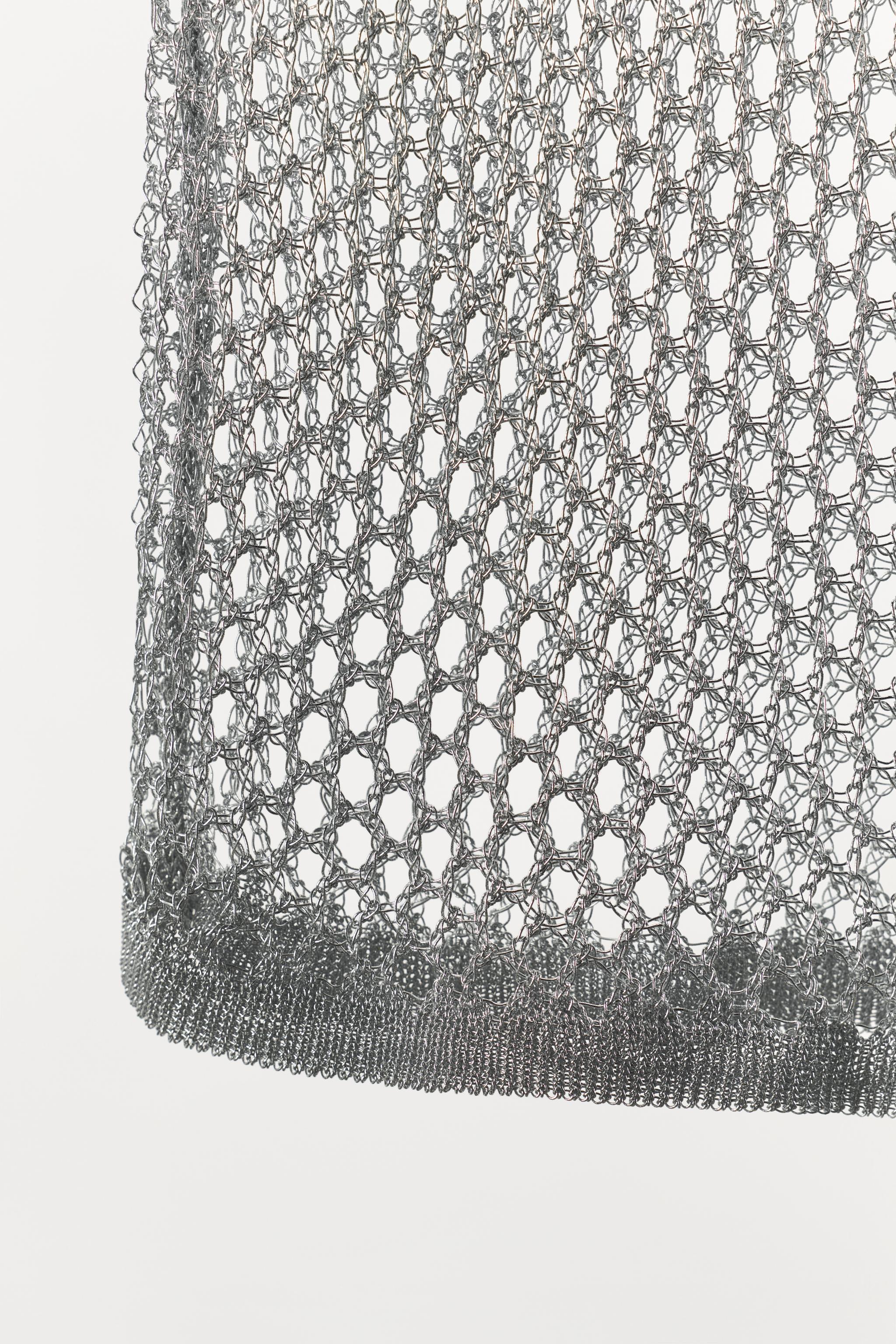 RED METALLIC THREAD TOP - Silver | ZARA United States